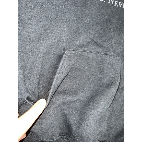 Men's XL‎ Jerzees US Marines Front And Back Black Hoodie - Picture 4 of 7